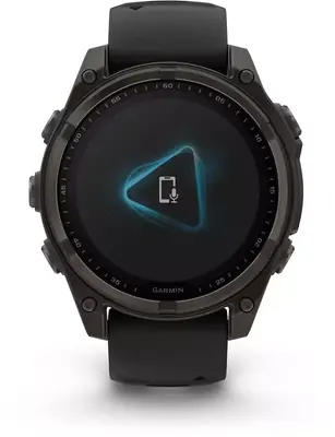 Смарт-часы Garmin fenix 8 47mm Solar Sapphire Carbon grey DLC