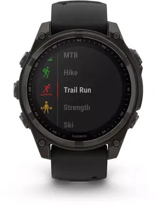 Смарт-часы Garmin fenix 8 47mm Solar Sapphire Carbon grey DLC