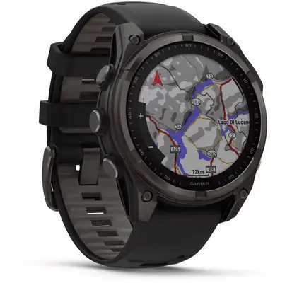 Смарт-часы Garmin fenix 8 47mm Solar Sapphire Carbon grey DLC