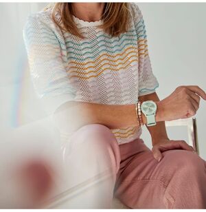 Смарт-часы Garmin vivomove Sport Cool Mint Case and Silicone Band with Silver Accents (010-02566-03)