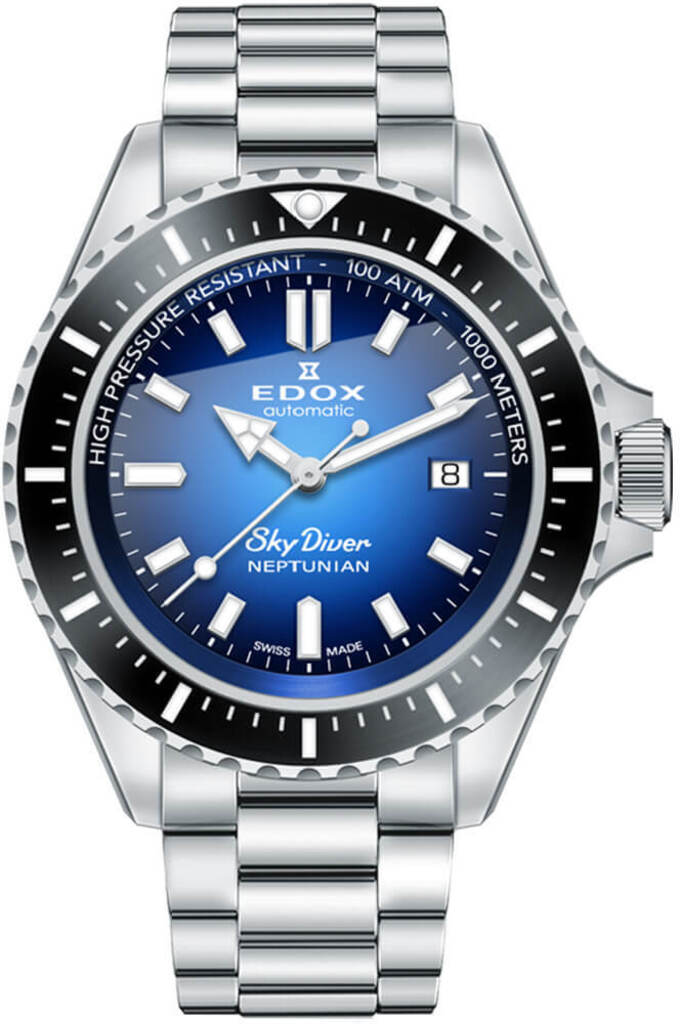Часы Edox SkyDiver Neptunian Automatic 80120 3NM BUIDN
