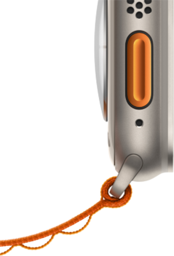 Смарт-годинник Apple Watch Ultra GPS + Cellular 49mm Titanium Case with Orange Alpine Loop L (MQFM3UL/A)